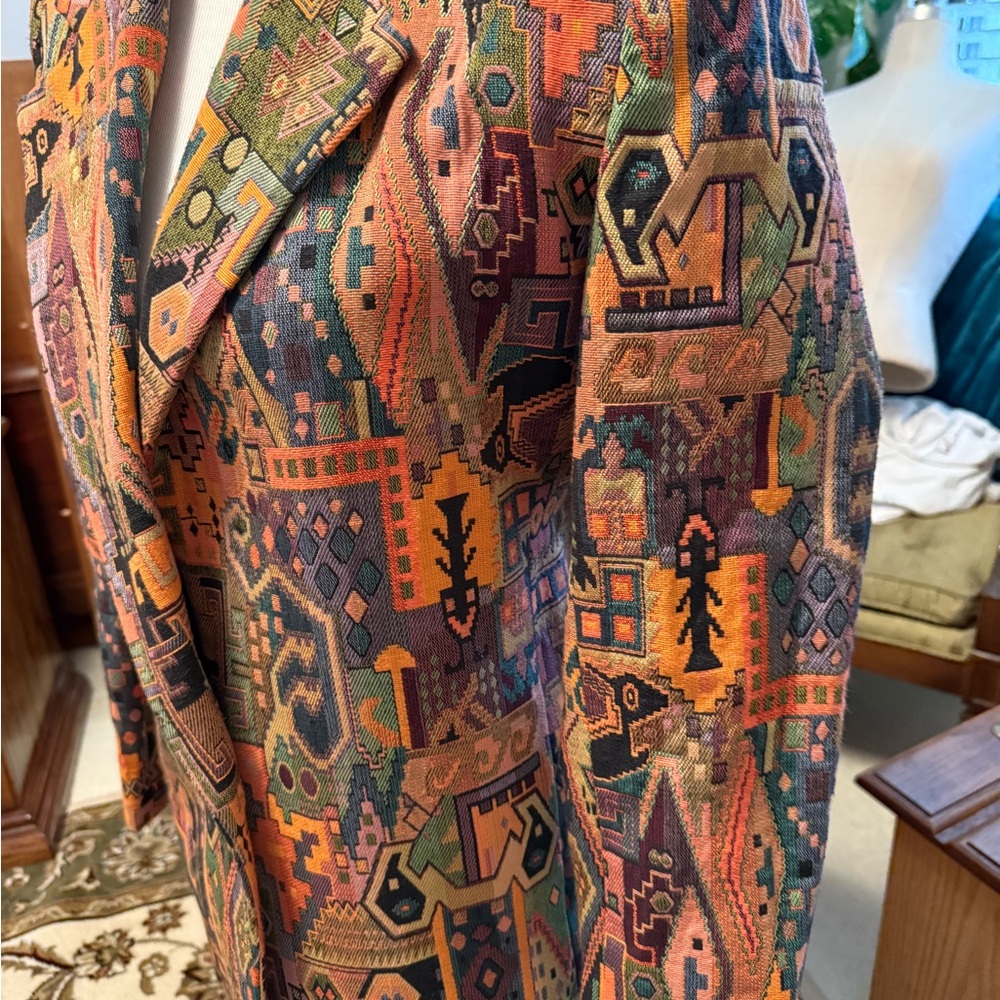 Vintage The Icing Women’s Aztec Blazer With Pockets. Size Medium - Picture 5 of 8
